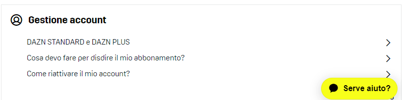 Chat DAZN dazn-assistenza-chat