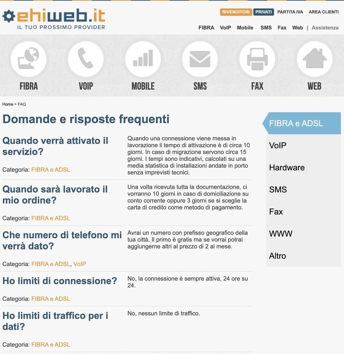 Pagina FAQ Ehiweb Pagina FAQ Ehiweb