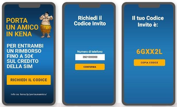 Richiesta Codice Porta un Amico in Kena richiesta-codice-porta-un-amico-in-kena