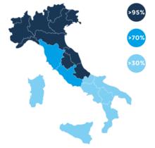 Mappa Copertura Eolo FWA Mappa Copertura Eolo FWA